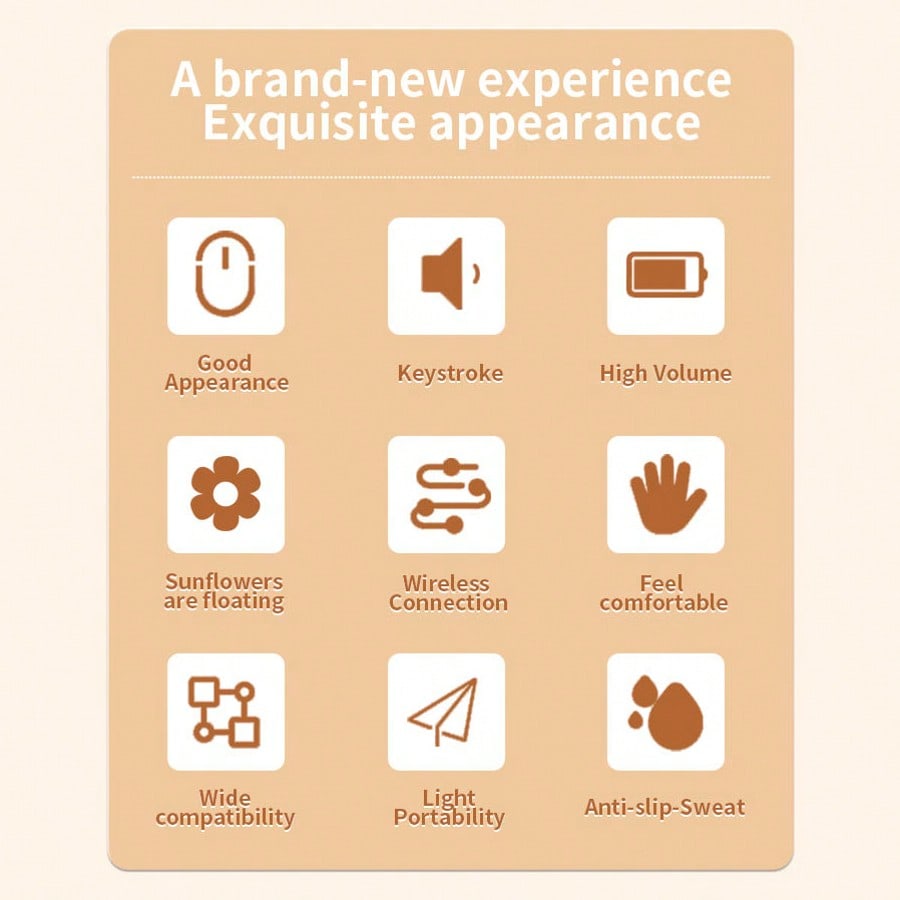 Wireless Mouse With Quicksand, Office Mouse, 2.4G Rechargeable Mouse, Portable Silent Mouse, Suitable For Laptops/Desktops/Tablets