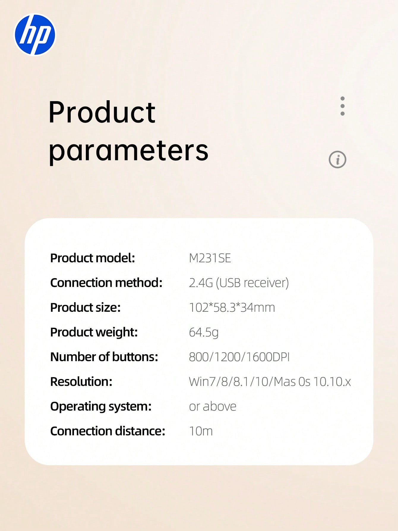 HP Wireless Silent Mouse, Computer Mouse, USBL Connection, 2.4G Technology, Suitable For Desktop Computer Mice And Office Business Laptops. Compatible With Microsoft Windows And Apple IOS Systems