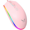 USB wired mouse with RGB lighting, suitable for computer peripherals, e-sports gaming, and featuring vibrant RGB lighting.