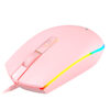 USB wired mouse with RGB lighting, suitable for computer peripherals, e-sports gaming, and featuring vibrant RGB lighting.