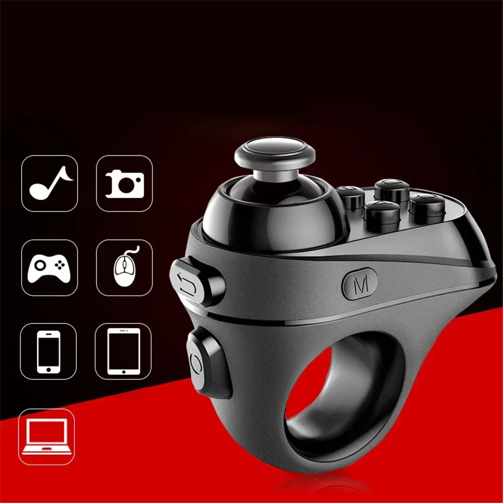 Finger Ring Mini Mouse Wireless Finger Mouse Kits Remote Control Joystick Adapter Game Pause Page Function Tablet PC Mobile IOS