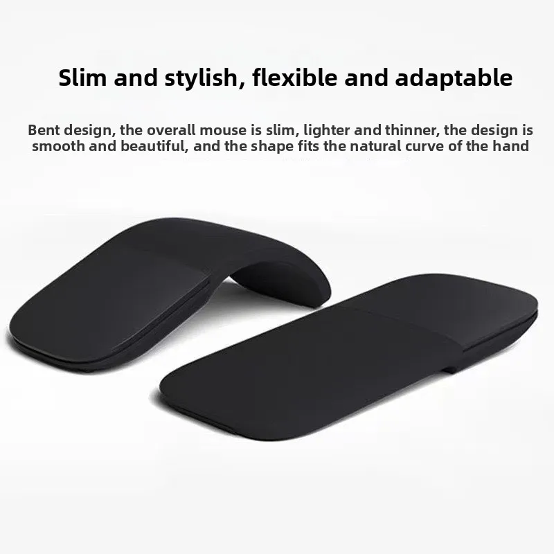 Bluetooth Foldable Wireless Ergonomic Arc Touch Computer Mouse Silent PC Mouse Folding Bluetooth Mouse Wireless Ergonomic Mouse