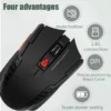 New 2.4G Wireless Mouse 1600DPI Optical Mouse Computer Gaming Mouse 6 Buttons Computer Accessories with USB Receiver