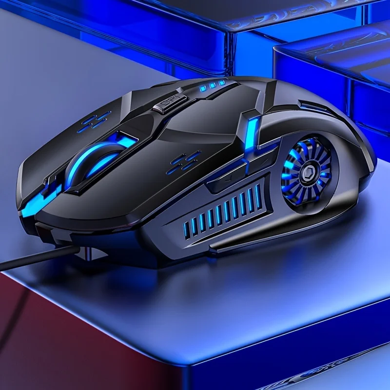 S0b5bc0586cab4234a43e8b2c639a0f2d6.webp Silver Carved Mechanical Gaming Mouse, Wired, Suitable for Desktop And Laptop Use, Silent for Office And Esports.