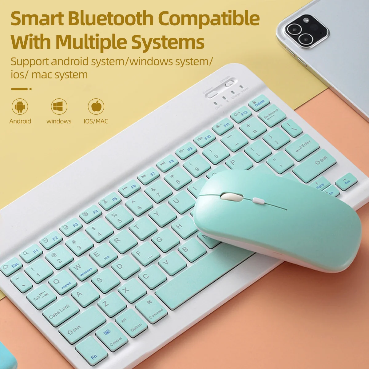 Bluetooth Mouse For iPad Samsung MatePad Lenovo MiPad Android Windows Tablet Battery Wireless Mouse For Laptop Notebook Computer