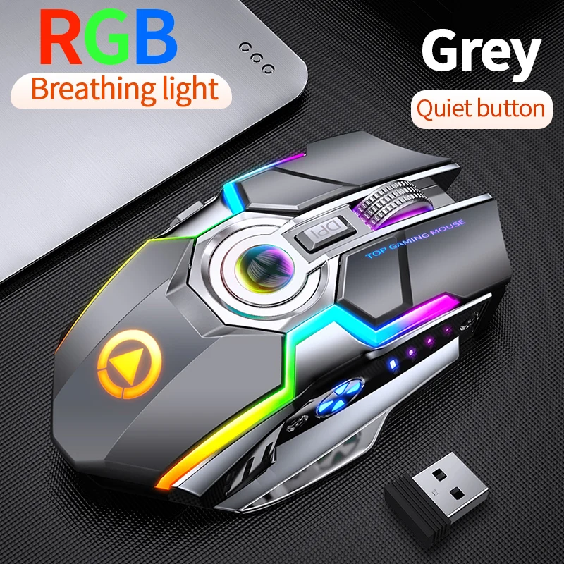 S112b24fb010f467494316f2b4c1683f44.webp Mouse Ergonomic 2.4GHz Wireless Optical Mice 3 Adjustable DPI 800/1200/1600 6 Buttons for Laptop PC Computer Desktop