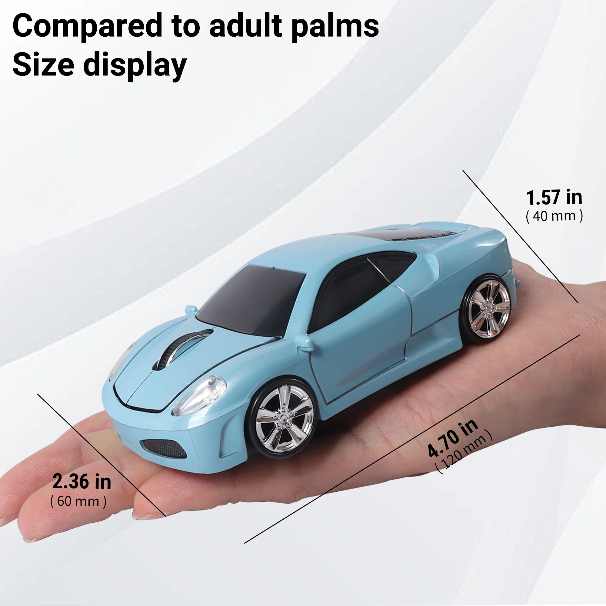 Ferrari Car Model 2.4G Wireless Mouse With Adjustable DPI Children's Day Gift USB Optical Mice Suitable For Laptop Peripherals