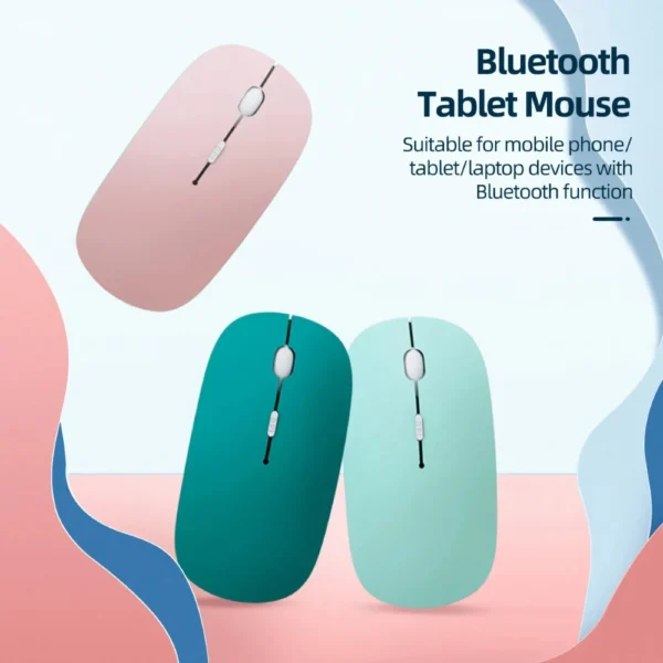 Bluetooth Mouse Marcaron Computer Laptop Optical Mouse Wireless for iPad Samsung Tablet Universal Mice Noiseless