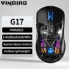 Mouse Hollow Lightweight PMW3325 Tri-mode Bluetooth Wireless  Gaming Portable Laptop Desktop Tablet