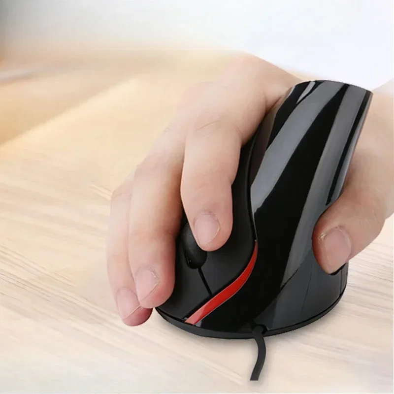 1600DPI USB Vertical Wired Mouse Ergonomic Design Wrist Rest Gaming Mice for PC Laptop Mouse Mouse for Laptop Mouse for Computer