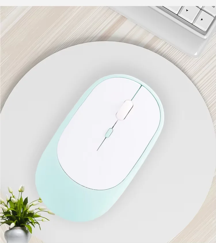 USB for Bluetooth Wireless Dual-Mode Mouse High-Value Blue Tooth for Office Use LED Universal Design for Computer Tablet Macbook