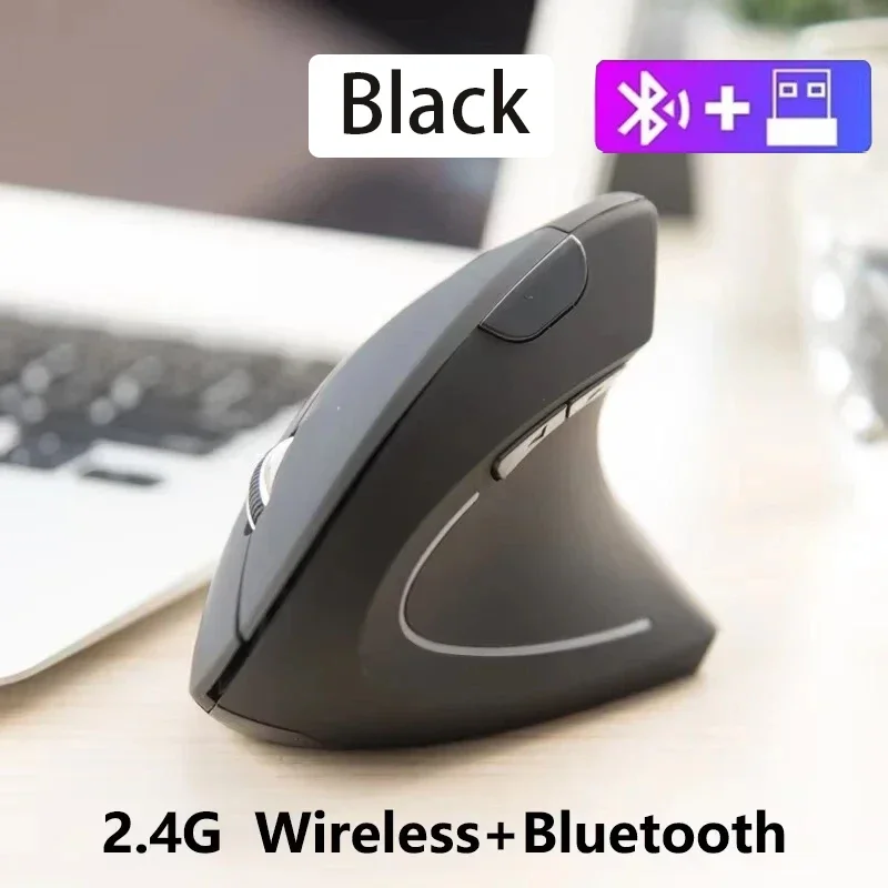 Vertical Ergonomic Gaming Mouse Wireless Rechargeable Gamer Mause Kit Optical 2.4G Mouse Computer PC Laptop Desktop USB Mice