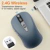 2.4G Wireless Mouse Portable Optical Office Mouse Silent Mouse Adjustable DPI Levels for Laptop Notebook PC MacBook Battery Mice