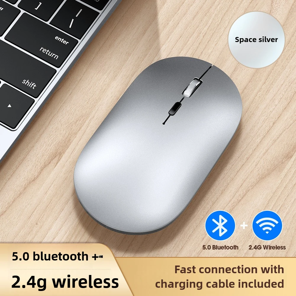 Slim Wireless Mouse 2.4GHz Optical Mice 1600DPI Gamer Office Quiet Mouse Ergonomic Design Mice With USB Receiver For PC Laptop