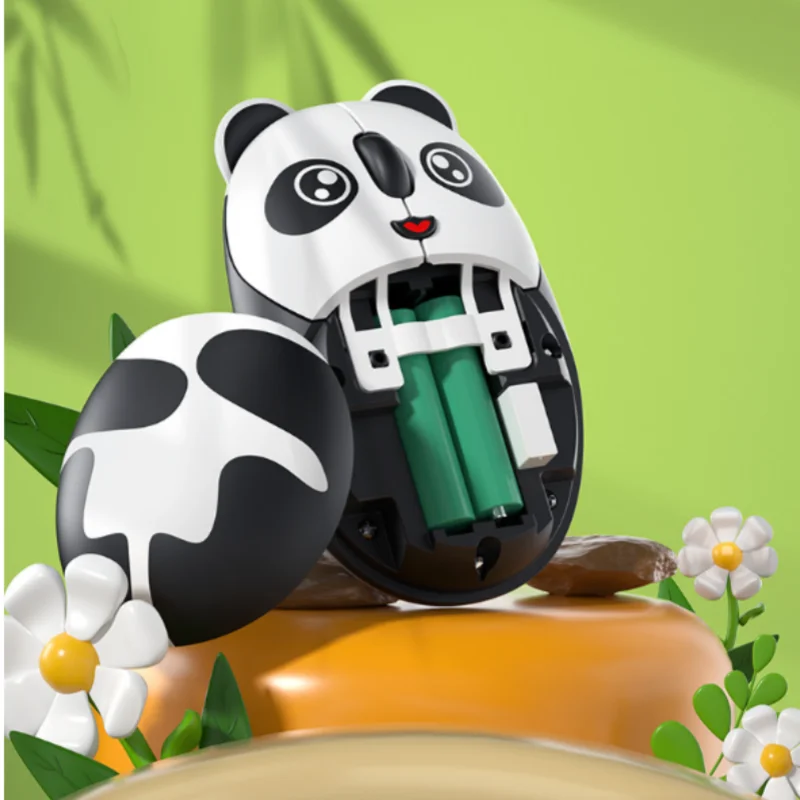 Panda Cartoon Animal Female New Bluetooth Wireless Dual-Mode Mouse Cute And Convenient 2.4g Desktop Laptop Universal