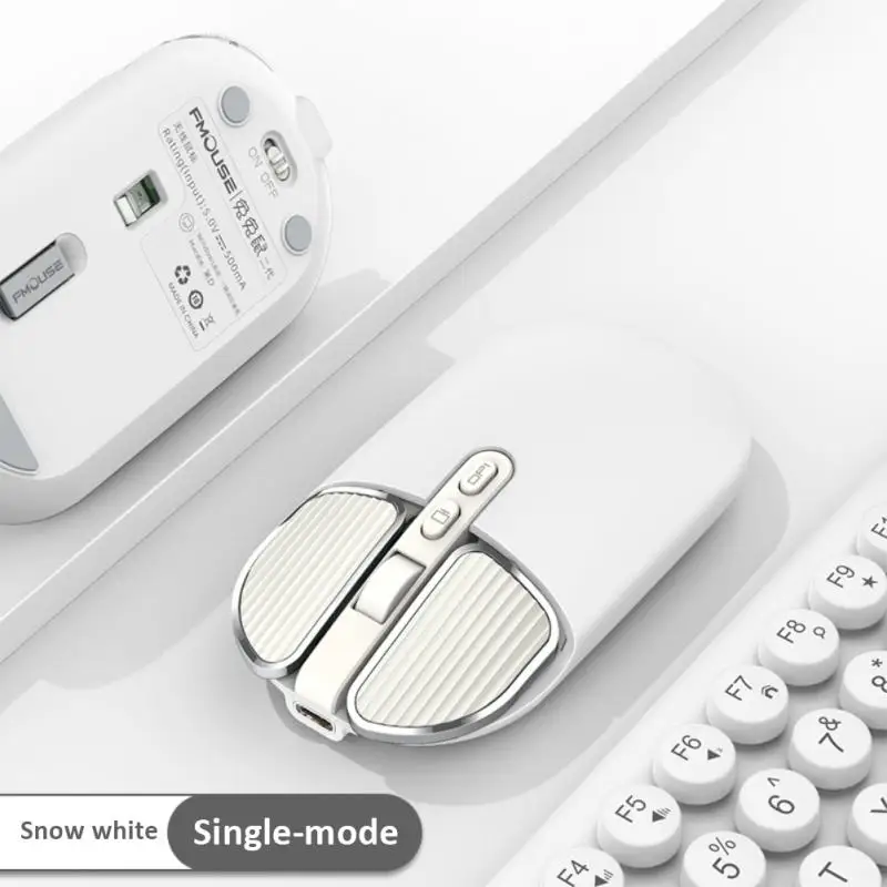 Single Mode Mute M203 Second Generation Wireless Mouse Cute Office Home Laptop Charging Mouse Computer Accessories