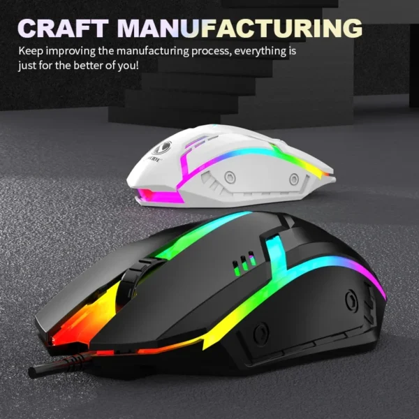 S587253a8e83b4a35808b9022cb47c7289.webp Sports LED Luminous Backlit Wired Mouse USB Wired For Desktop Laptop Mute Office Computer Gaming Mouse