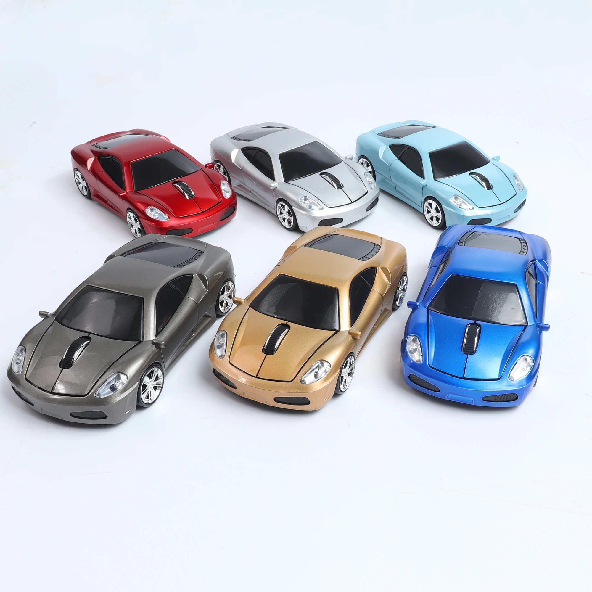 Ferrari Car Model 2.4G Wireless Mouse With Adjustable DPI Children's Day Gift USB Optical Mice Suitable For Laptop Peripherals