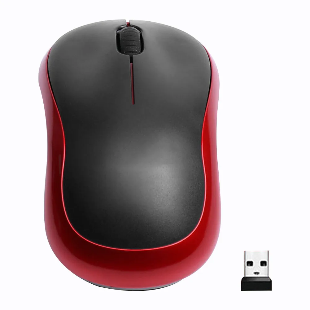 1PCS M185 2.4G USB Wireless Mouse 1000 DPI Optical Computer PC Gaming Mice