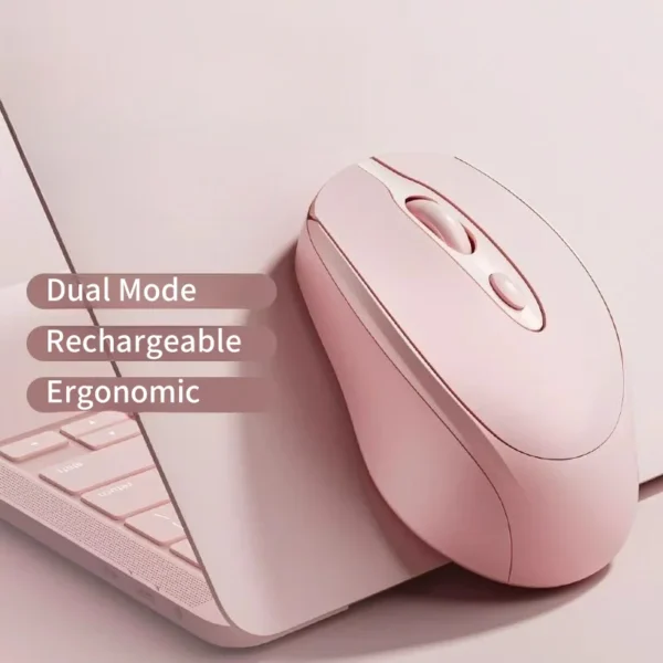 Wireless Computer Mouse 2.4G Bluetooth-Compatible Wireless Mouse USB Silent Gamer Mice For PC Laptop Macbook Tablet