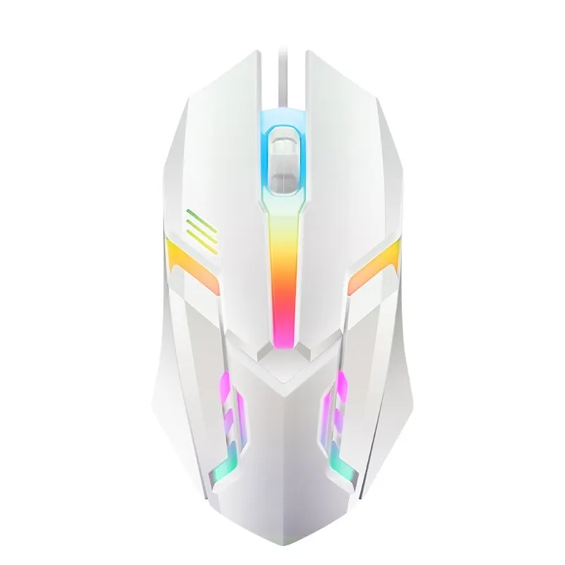 1 PC ITLY M01 Sports LED Luminous Backlit USB Wired Gaming Mouse for Desktop PC Laptop Office Computer Gaming Mouse