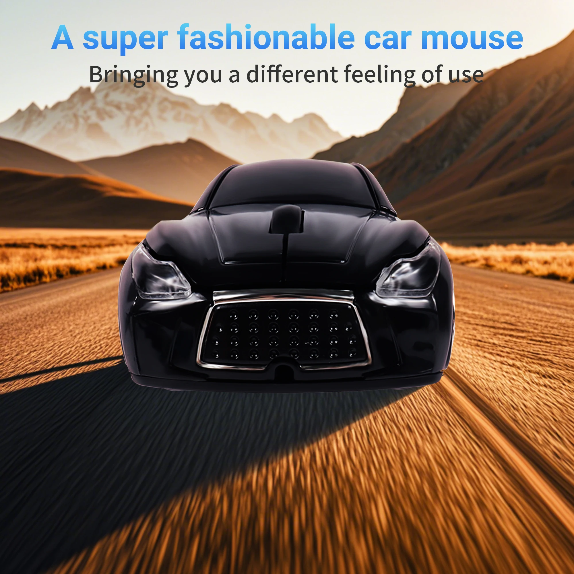 Wireless 2.4G Sports Car Mouse Plug And Play Light Weight Portable Creative Design Office Use Gift For Kid Play Game Mause