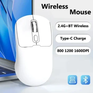 S756b39c8953c4ea391413e96db3ab33ft.webp 2.4G Wireless Mouse Bluetooth 5.4 Gaming Mouse Ergonomic Mice 800-1200-1600 DPI Mouse Rechargeable Office Mice for PC Laptop