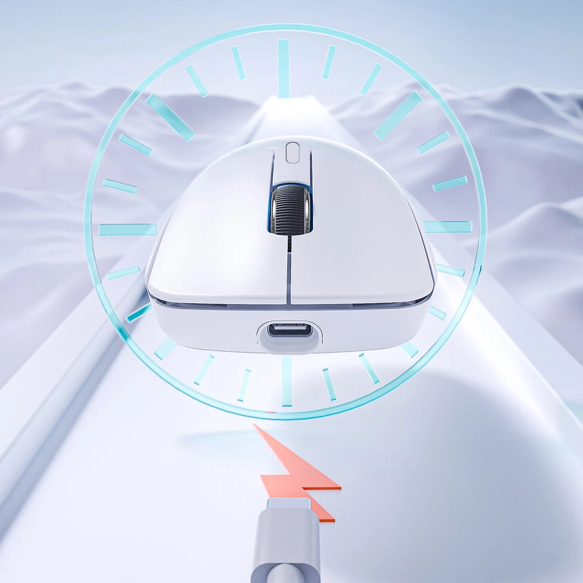 Wireless Mouse, Bluetooth Compatible, 2.4G Optical USB Cordless Gaming Mice for Laptop,PC Computer, Comfortable Design