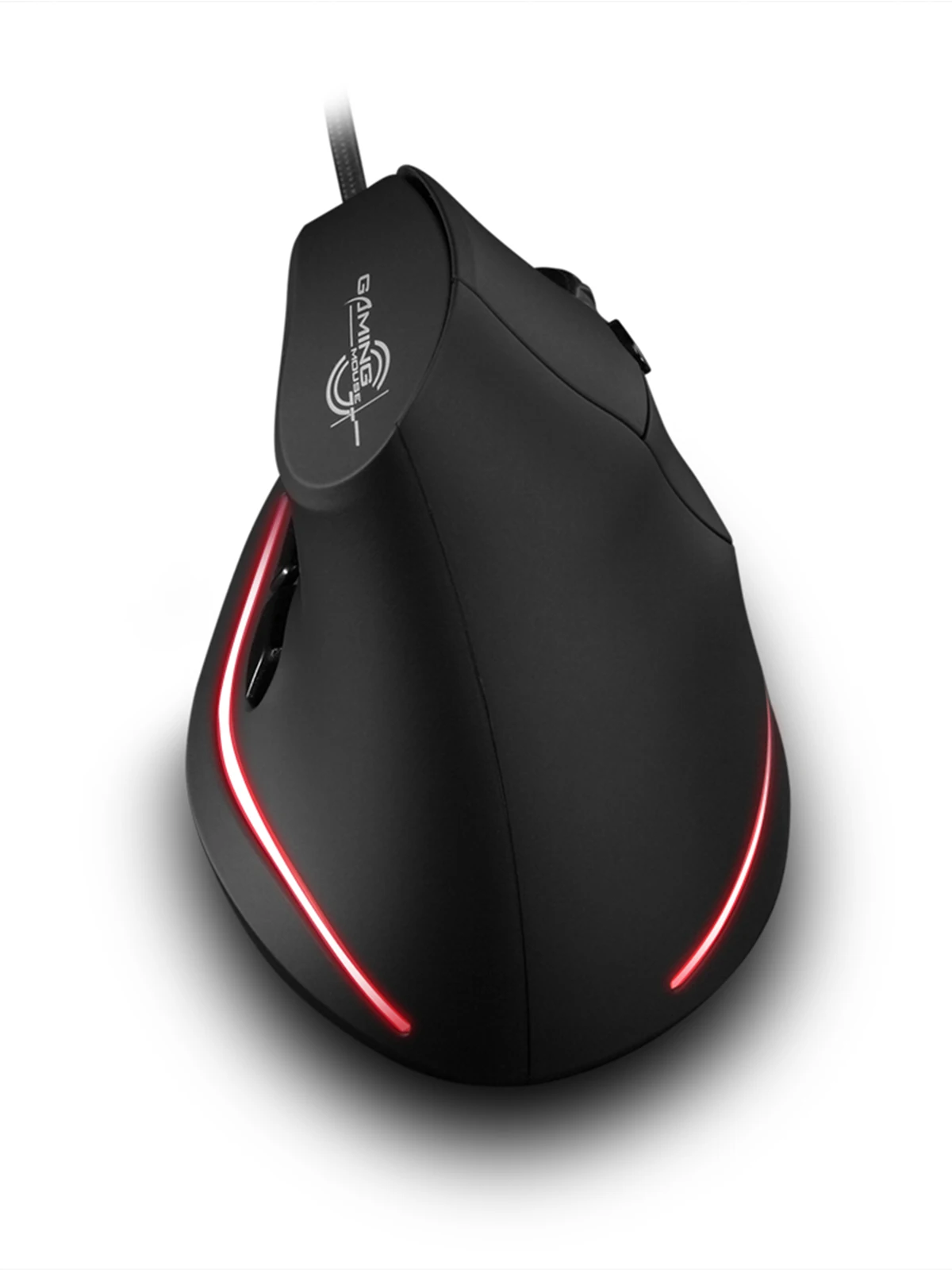 T-20 Wired Vertical Mouse Ergonomic Rechargeable 6-key DPI Adjustable Computer Office/Gaming Mouse