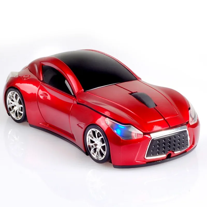 InfiCar Wireless Mouse Cute Novelty Creative Laptop Desktop Computer Sports Car Mouse Gift