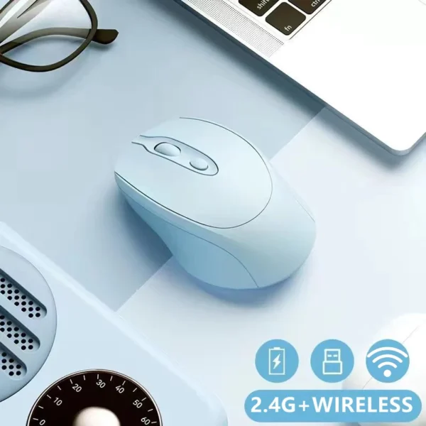 Wireless Computer Mouse 2.4G Bluetooth-Compatible Wireless Mouse USB Silent Gamer Mice For PC Laptop Macbook Tablet
