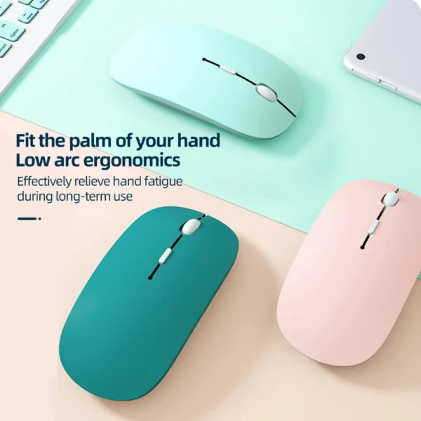 Bluetooth Mouse Marcaron Computer Laptop Optical Mouse Wireless for iPad Samsung Tablet Universal Mice Noiseless