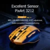 2.0 Bumblebee Wireless Gaming Mouse Rechargeable Ergonomic Bluetooth Silent Mouse, Suitable for PC Laptops