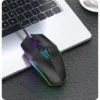 Wired Gaming Mouse 1600 DPI Optical 6 Button USB Mouse With RGB BackLight Mute Mice For Desktop Laptop Computer Gamer Mouse