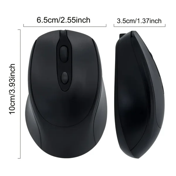 Wireless Computer Mouse 2.4G Bluetooth-Compatible Wireless Mouse USB Silent Gamer Mice For PC Laptop Macbook Tablet