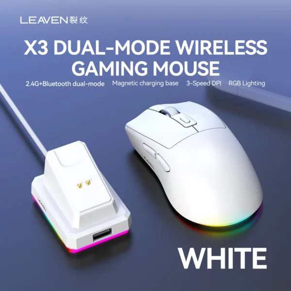 2.4G Bluetooth Dual Mode Receiver Optical Mouse Wireless Gaming Mouse 1600DPI Bluetooth Compatible Mouse for MacBook L