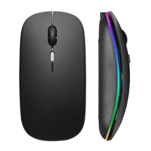 S9ce910ec6cf5422a8f9a4a74cf84760f8.webp Wireless Mouse 2.4GHz Bluetooth Rechargeable Mouse Quiet Ergonomic Gaming Mouse With USB Backlight 1600DPI Mouse For PC Laptops