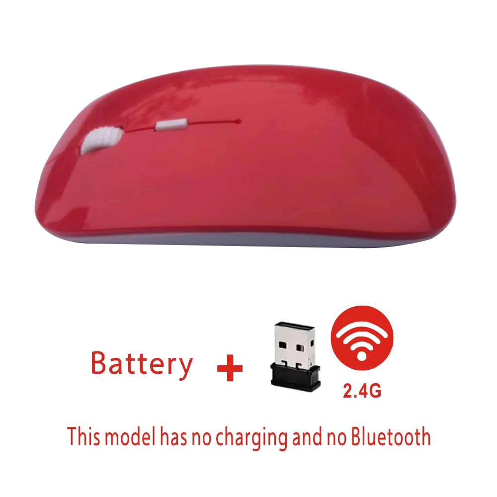 S9e4271f226b54e7f8dc02bb9a6c9baaeW.webp Mouse Dual Mode Bluetooth Wireless Rechargeable Silent Button Adjustable DPI USB 2.4G Optical Suitable for Laptops New