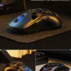 Mouse Hollow Lightweight PMW3325 Tri-mode Bluetooth Wireless  Gaming Portable Laptop Desktop Tablet