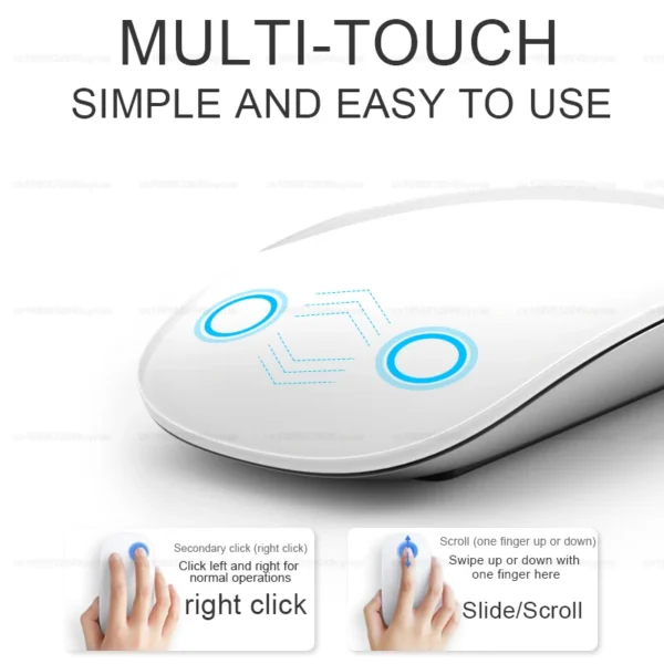 Multi-Touch Surface Magic Mouse For Macbook Pro Air Mini Laptop Tablet PC iPad Bluetooth 5.0 Wireless Mouse