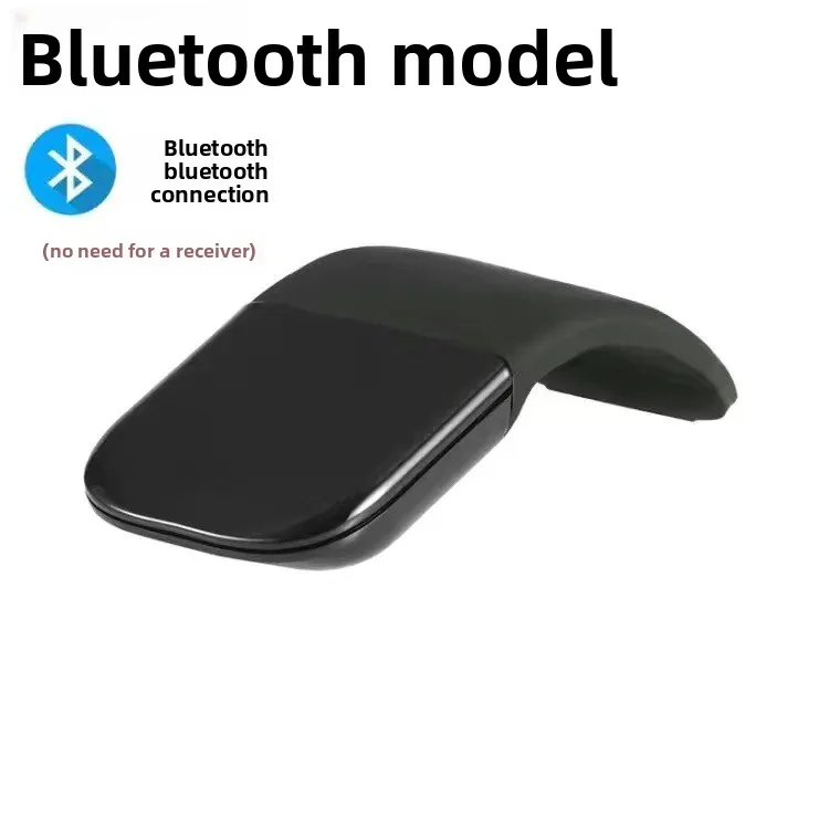 Bluetooth Foldable Wireless Ergonomic Arc Touch Computer Mouse Silent PC Mouse Folding Bluetooth Mouse Wireless Ergonomic Mouse