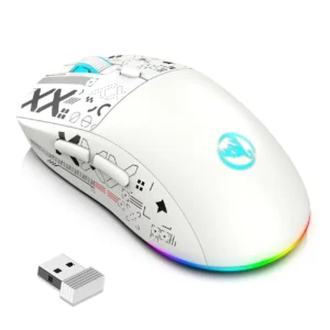 Sab5b25c514094276952865c32b14b85ek.webp RGB Backlit Gaming Mouse Wired 2.4G Bluetooth Wireless New Model 650mAh Battery 500 Million Clicks up to 4000 DPI