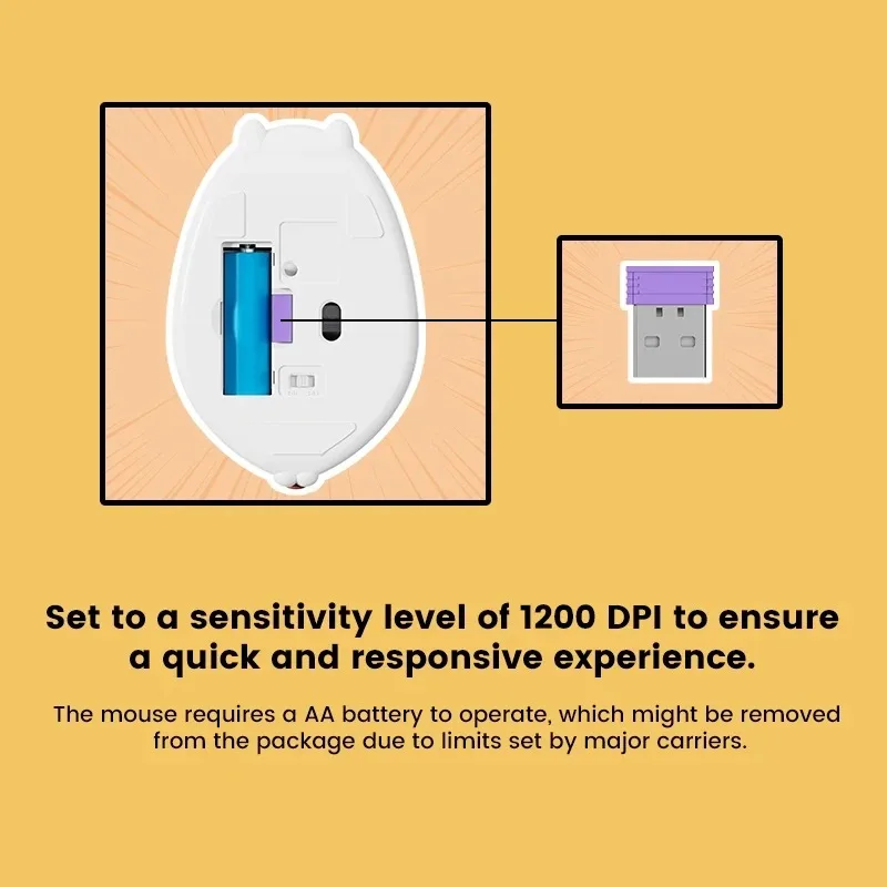 Cat Theme Mouse 2.4GHz Bluetooth 3.0 / 5.0 Wireless Tri-mode Mouse for PC Laptop Computer Plug and Play Cartoon mouse