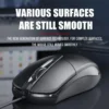 1.2M USB Optical Wired Mouse Laptop Home Office Mouse Anti Slip Roller 3D 1200DPI Game Mause Computer Accessories For PC Desktop