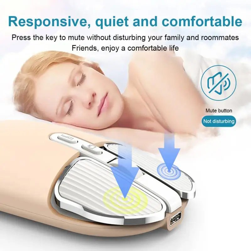 Single Mode Mute M203 Second Generation Wireless Mouse Cute Office Home Laptop Charging Mouse Computer Accessories
