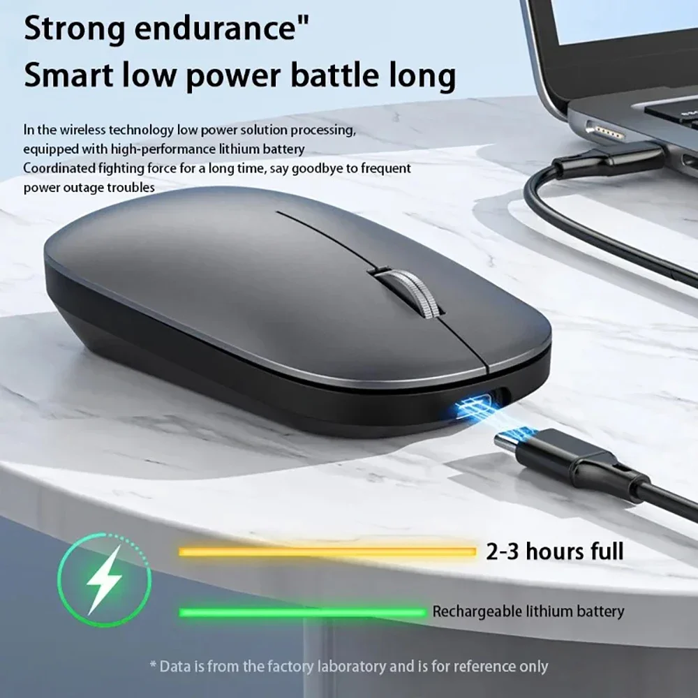 Dual-Mode 2.4G Wireless Mouse Bluetooth Mouse Rechargeable Mouse Gaming Mice Office Silent Button Mouse for PC Laptop Tablet