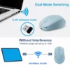 Wireless Computer Mouse 2.4G Bluetooth-Compatible Wireless Mouse USB Silent Gamer Mice For PC Laptop Macbook Tablet