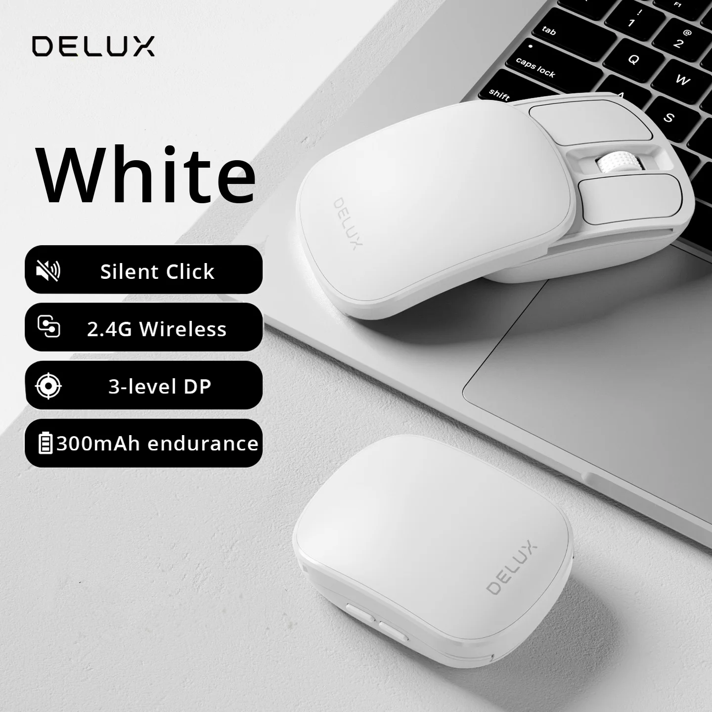 Pocket Folding Mouse Wireless 2.4G Bluetooth5.2 Silent Click Portable Ultra-light 55g for MacBook Tablet Computer PC Mice