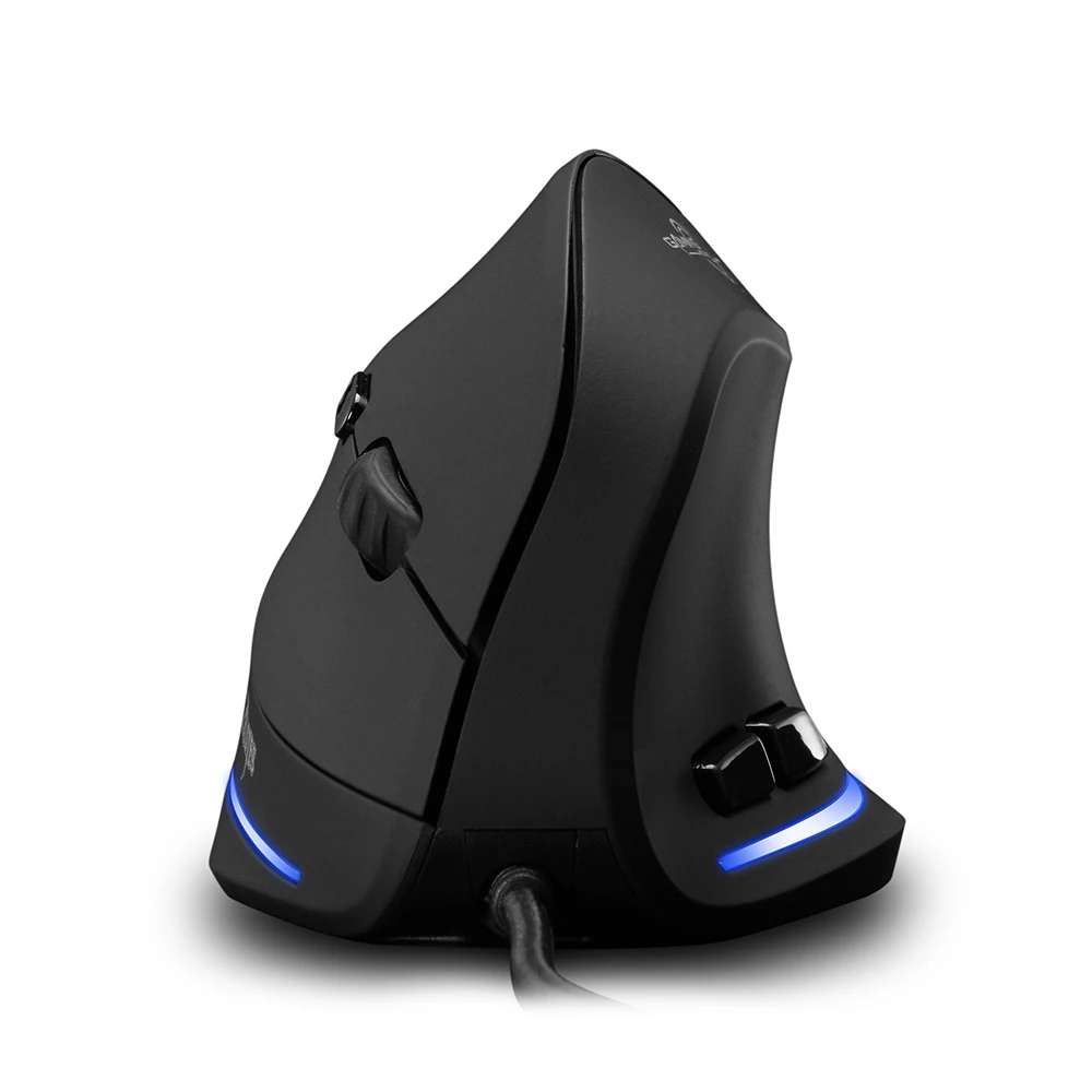 T-20 Wired Vertical Mouse Ergonomic Rechargeable 6-key DPI Adjustable Computer Office/Gaming Mouse