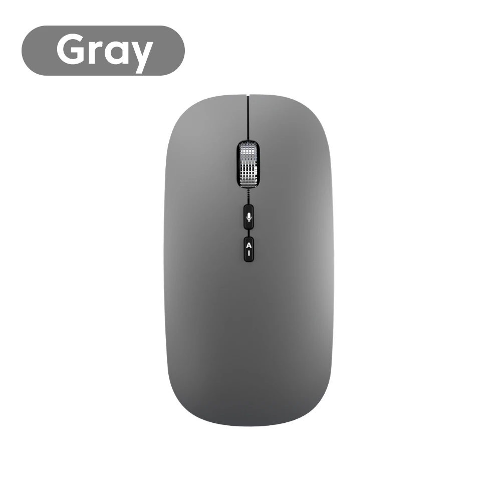 Sd37ab79ff8c3443fb1da287aaaa89fee8.webp AI Intelligent Voice Mouse Rechargeable Wireless Mouse Portable Manual Bluetooth Dual-mode Office Game Mute Computer Notebook